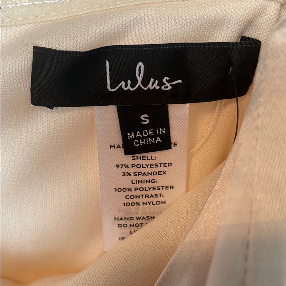 Lulus Cream Satin Bodysuit - Picture 4 of 5